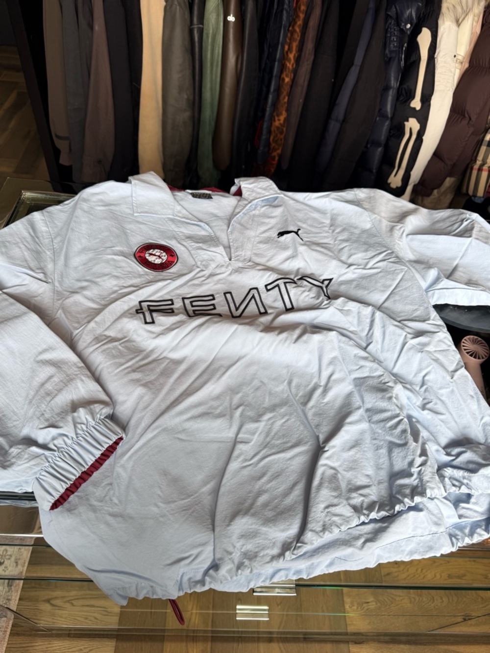 FENTY x PUMA Nylon Drill Top Pullover - Picture 9 of 16